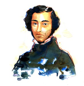 Charles-Alexis-Henri Clerel de Tocqueville (1805-59) - Porträt von Alexis de Tocqueville, französischer Historiker und Politiker