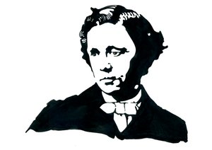 Lewis Carroll, englischer Schriftsteller - Porträt von Lewis Carroll (Charles Lutwidge Dodgson)