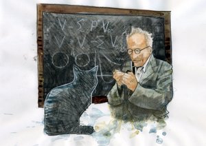 Porträt von Erwin Schrödinger (1887-1961)