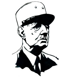 Porträt von General Charles de Gaulle (1890-1970) von Alessandro Lonati