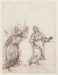 Die Verkündigung, frühes 17. Jahrhundert von Alessandro Maganza