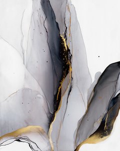 Eleganter Gold-Grau-Fluss