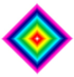 Geometrische Lichter #2 von Alex Caminker