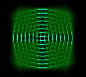 Optische Geometrie in Grün von Alex Caminker