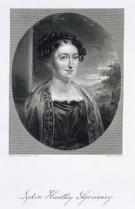 Lydia Huntley Sigourney (1791-1865), graviert von Burt