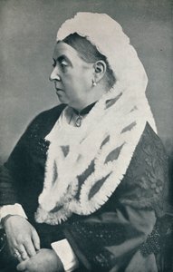 Die Königin im Alter von sechsundsechzig Jahren, um 1885, 1901 von Alexander Bassano