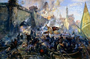 Die russische Armee erobert Narva am 11. Mai 1558, 1956 von Alexander Blinkov
