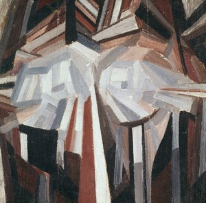 Kubistischer Kopf, 1914-15