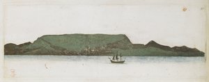 Endeavour, vor der Küste von Feuerland