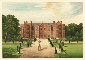 Burton-Agnes Hall, Yorkshire, England. 1880 (Gravur)