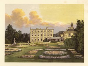 Ditchley House und Gärten, Oxfordshire, England