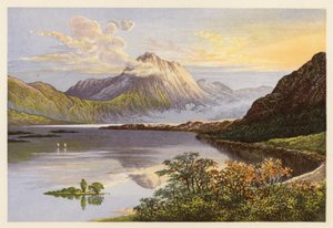 Schottische Loch-Landschaft: Loch Maree von Alexander Francis (after) Lydon