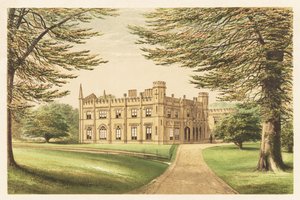 Thrybergh Park, Yorkshire, England. 1880 (Gravur)