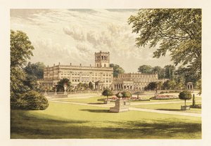 Trentham Hall, Staffordshire, England, 1880