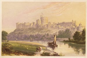 Schloss Windsor, Berkshire, England. 1880 (Gravur)