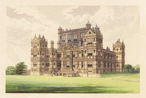 Wollaton Hall, Nottingham, England, 1880 (Gravur)