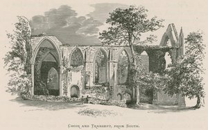 Bolton Priory, Chor und Querschiff, von Süden von Alexander Francis Lydon