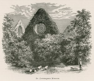 Dryburgh Abbey, St. Catherines Fenster von Alexander Francis Lydon