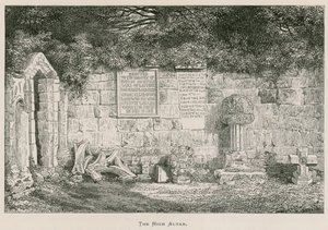 Dryburgh Abbey, Der Hohe Altar von Alexander Francis Lydon