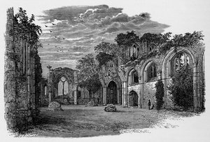 Innenansicht, Blick nach Osten, Netley Abbey