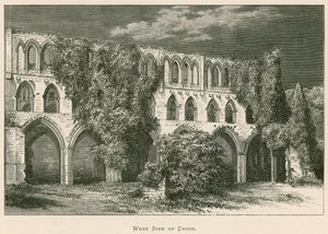 Rievaulx Abbey, Westseite des Chors von Alexander Francis Lydon