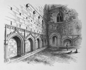 Die Kreuzgänge, Melrose Abbey, ca. 1880, 1897