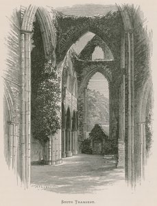 Tintern Abbey, Südliches Querschiff von Alexander Francis Lydon