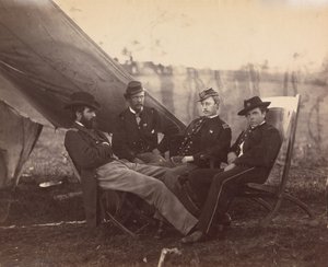 [Vier Offiziere], ca. 1864
