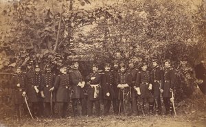 General McClellan und Stab