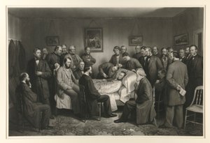 Lincoln auf seinem Sterbebett von Alexander Hay Ritchie