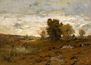 Herbst in Arkville, Mitte bis Ende des 19. Jahrhunderts