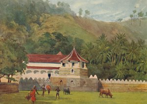 Der Tempel des Zahns, Kandy - Außenansicht