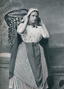 Eine Fischfrau aus Newhaven, Schottland, 1912