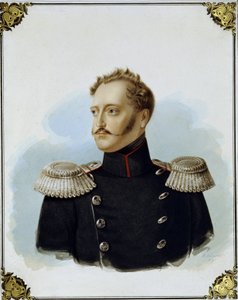 Porträt des Kaisers von Russland Nikolaus I. (1796-1855) von Alexander Ivanovich Klünder