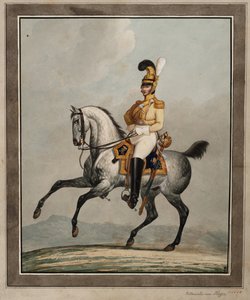 Dragoneroffizier der königlich-sächsischen Armee