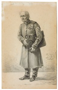 Ein Veteran der kaiserlichen russischen Armee, 1837 von Alexander Orlowski