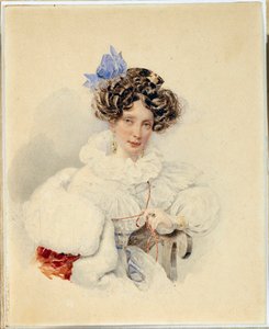 Porträt von Jekaterina Pawlowna Bakunina