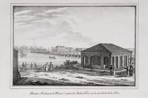 Hütte von Peter dem Großen, Serie Ansichten von Sankt Petersburg, 1820er Jahre