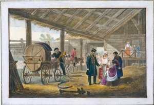 Das Gasthaus am Straßenrand, 1820