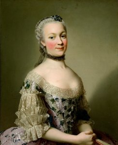 Porträt von Katarzyna Mniszech geb. Zamoyska von Alexander Roslin