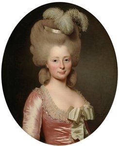 Porträt einer Dame von Alexander Roslin