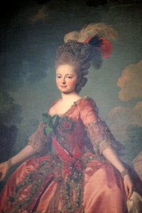 Porträt der Großherzogin Maria Feodorovna, 1777 von Alexander Roslin