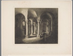 Krypta der Abteikirche Rolduc von Alexander Schaepkens