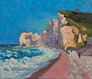 Küstenklippen von Etretat von Alexander Shandor
