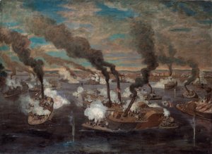 Große Seeschlacht bei Memphis, Tennessee von Alexander Simplot