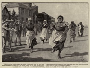 Mafeking-Tag in Matjesfontein, die Schwergewichtsmeisterschaft