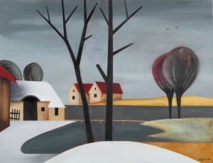 Ruhige Winterlandschaft