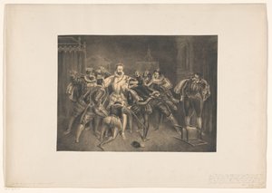 Mord an Heinrich von Guise von Alexander Ver Huell (signed by artist)