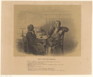 Mann und Frauen am Tisch (Das Küchenbuch)