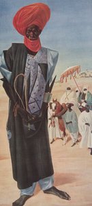 Magemma, Chef der Reiter des Sultans Sery Ussa von Maradi, Niger-Territorium, aus Dessins et Peintures d